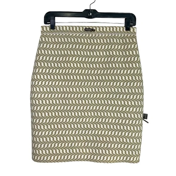 J. McLaughlin Womens Halle Reversible Skirt Palmer Floral Geo Pull On Size Small - Picture 8 of 9